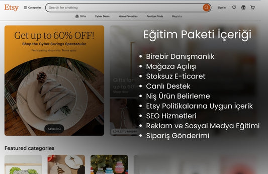 Etsy Hesabı Oluşturma