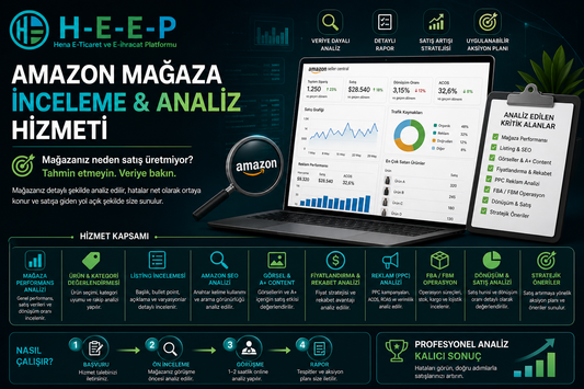 Amazon Mağaza İnceleme & Analiz Hizmeti