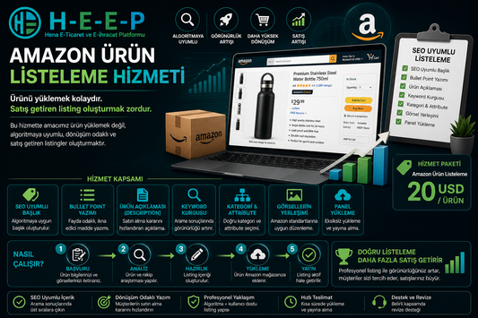 Amazon Ürün Listeleme Hizmeti