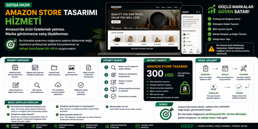 Satışa Hazır Amazon Store Tasarımı Hizmeti