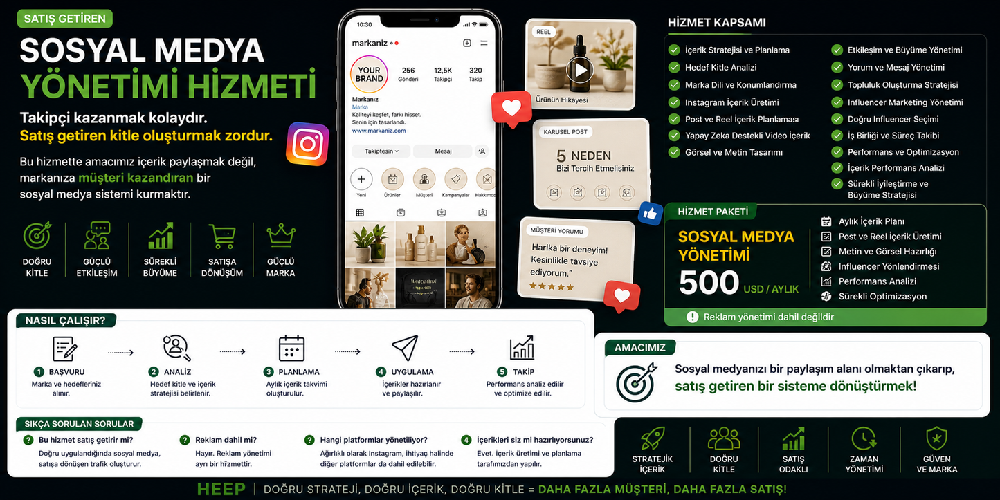 Sosyal Medya Yönetimi Hizmeti